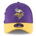 Men's Minnesota Vikings New Era Purple/Gold 2018 NFL Sideline Home Official 39THIRTY Flex Hat 3058225